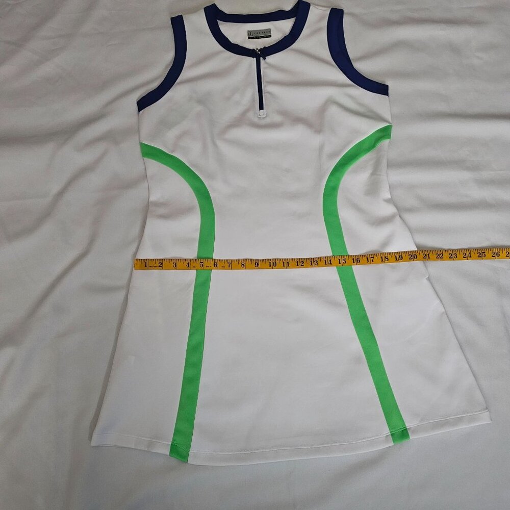 PGA TOUR Activewear Golf Color Block Sleeveless Flounce Dress Women's Size Large - Picture 8 of 9